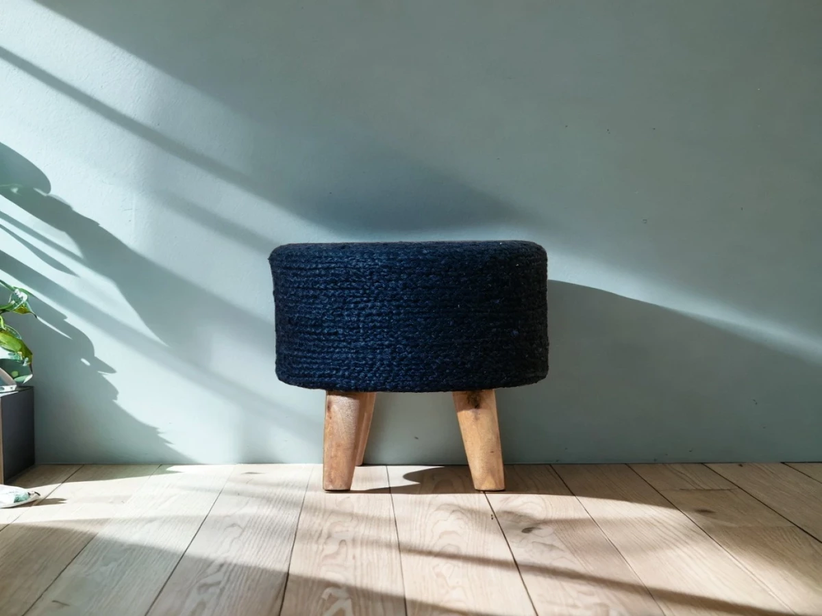 Ottoman Jute Stool